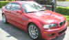 Inca Red 2004 BMW M3 Coupe with 6 Speed Manual Transmission